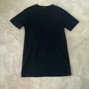 ZARA - black boxy  t shirt dress